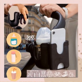 2 in 1 Multifunctional Universal Anti Slip Cup And Phone Holder 360 Degree Rotation